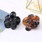 4PCS Flower Hair Claw Clips (Tortoise and Black (4 Pieces, Big)